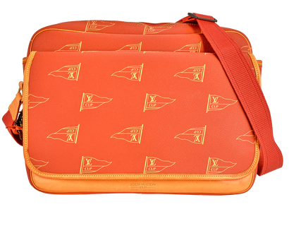 Americas Cup Calvi Messenger, £450, Handbags, Orange, Canvas, Front view
